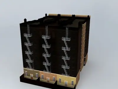 NYC Tenements Free 3D model