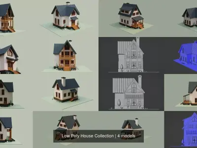 House Collection 3D Model Pack