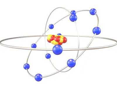Magnesium Chemical Element v2 001 Low-poly 3D model