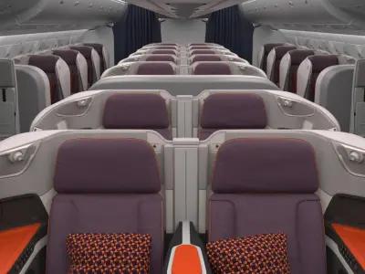  A380 Singapore Airlines Business Class 