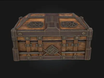 Ancient Treasure Chest  Vault of Forgotten Riches 3D model