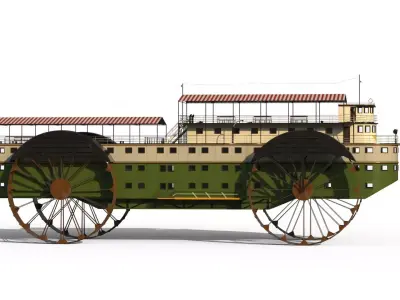 Ship of the desert 3D model