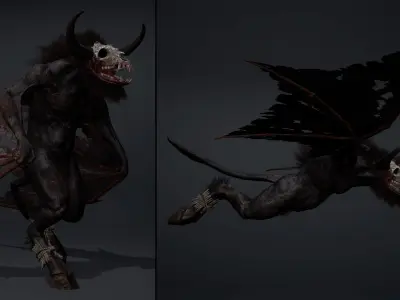 Bloodsunset 2 Brutal Low-poly 3D model