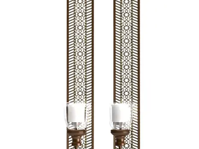 Wall lamp Charleston 1 3D model