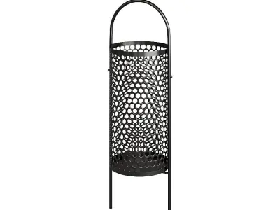 Cylinder Trashcan Free 3D model