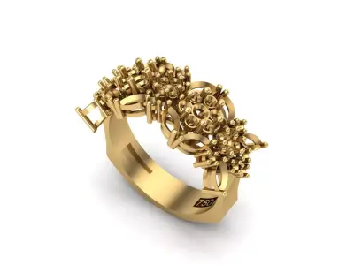 Jewelry ring 184 3D print model
