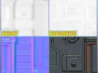 SciFi Seamless Texture Texture 12