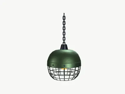 Hanging Lamp 3D model 7