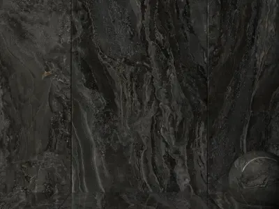 Wall Tiles Museum Orobico Dark 160x320 Set 2 Texture