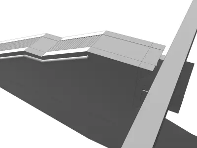 Blame Megastructure Modular Transportation Systems 3D kit Low-poly 3D model