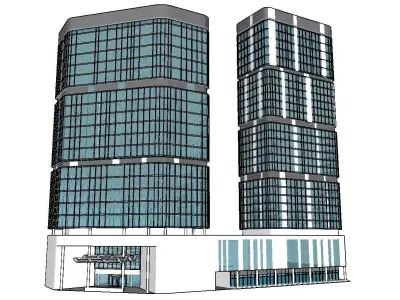 vacation spot-Resort-Fashion Leisure Hotel-0199 3D model
