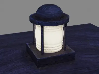 Tardis Exterior - Police Box Low-poly 3D model