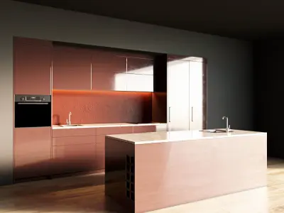 41-Kitchen5 glossy 4 3D model