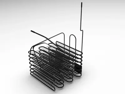 Refrigerator Condenser Coils 3D model