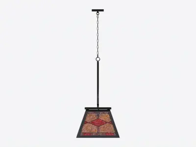 Billiard Hanging Light for 7-9 Foot Table 3D model