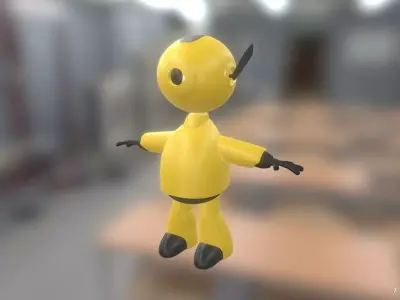 Good Cute Robot 3D model