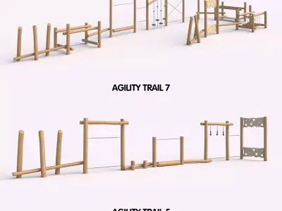 Agility Trail Kompan 3D model