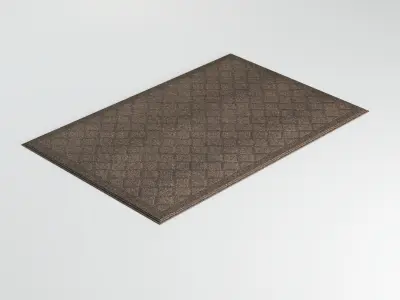 Welcome Mat - Coffee Brown Free low-poly 3D model