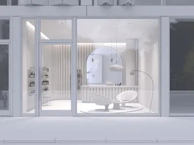 Interior Scene 04 - Retail Store 3D model