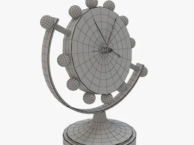 Global Views - Axis Clock 3D model