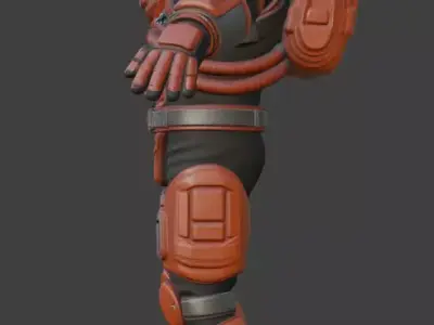 Astronaut Spacesuit 3D Model 3D model