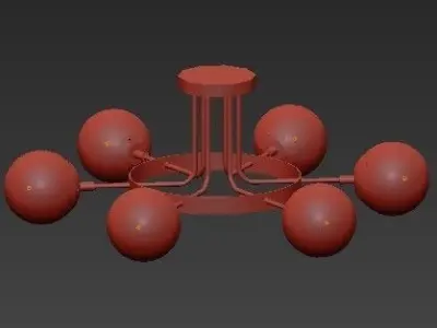 Balls Loft Ceiling 3D model