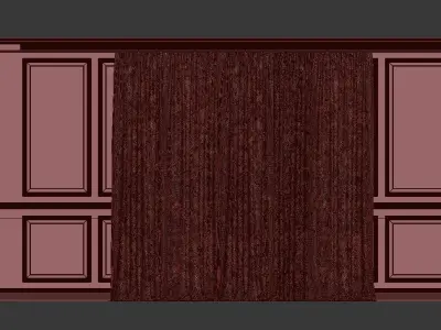 Curtain Set 206 3D model