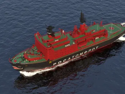  Nuclear Powered Icebreaker Yamal 