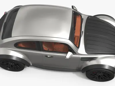  Volkswagen Baja Concept Off Road Vehicle Silver 