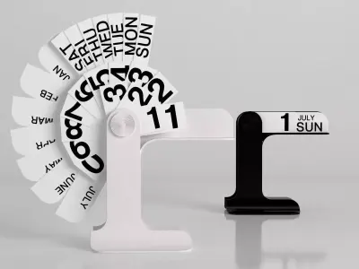 Timor july sun calendar 3D model