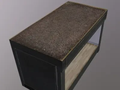 Shopfront CORE Low-poly 3D model