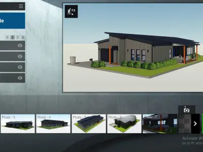 Australian Houses Set 1 3D model