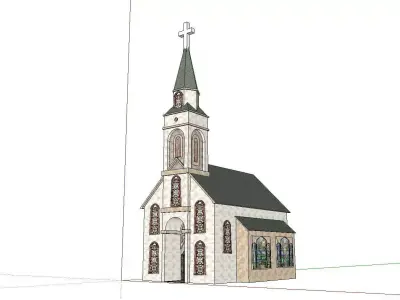 Architecture-Religion-God-Culture-Temple -0215 3D model