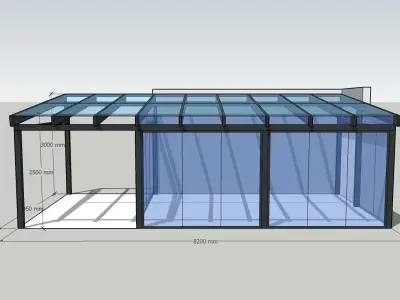 Winter garden  3D model buy