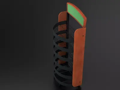 Display Rack  Low-poly 3D model