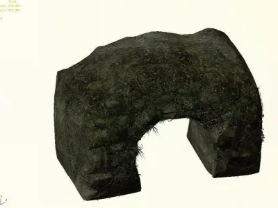 Explore the mountains - Rock 018 3D model