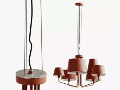 Fos Lighting Tria Pendant Light 3D model