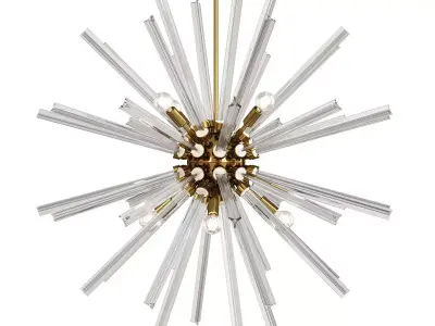 HANLEY LARGE CHANDELIER Low-poly 3D model