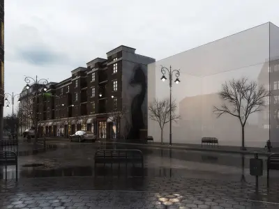 Scene 09 Archexteriors for c4d vol 19 3D model