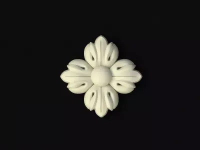 rosette dekor 3D model shop