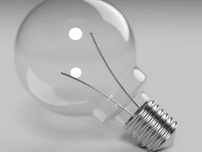 Bulb light 3D model