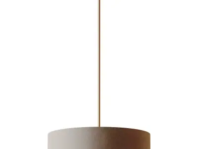 Convertible Drum Pendant Light 3D model