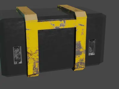 Low Poly Sci-Fi pack Low-poly 3D model