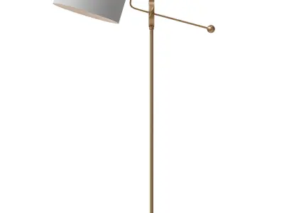 Faustina Floor Lamp Low-poly 3D model