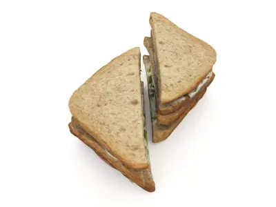 Sandwich 3D model