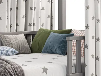 Oikiture Single Bed 3D model