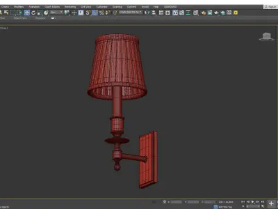 Ludlow Sconce Low-poly 3D model