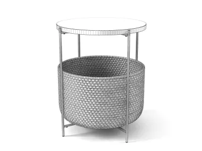 Cestino Bedside Table 3D model