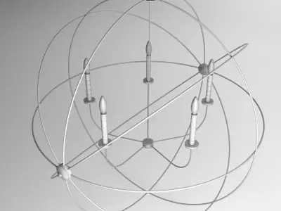 ARN Chandelier Free 3D model