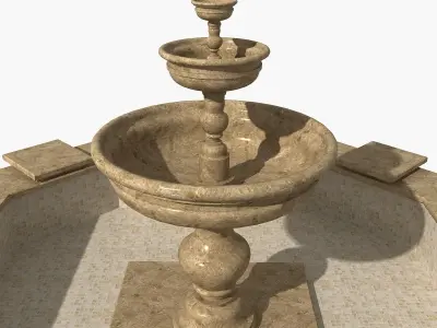 Fountain 07 3D model